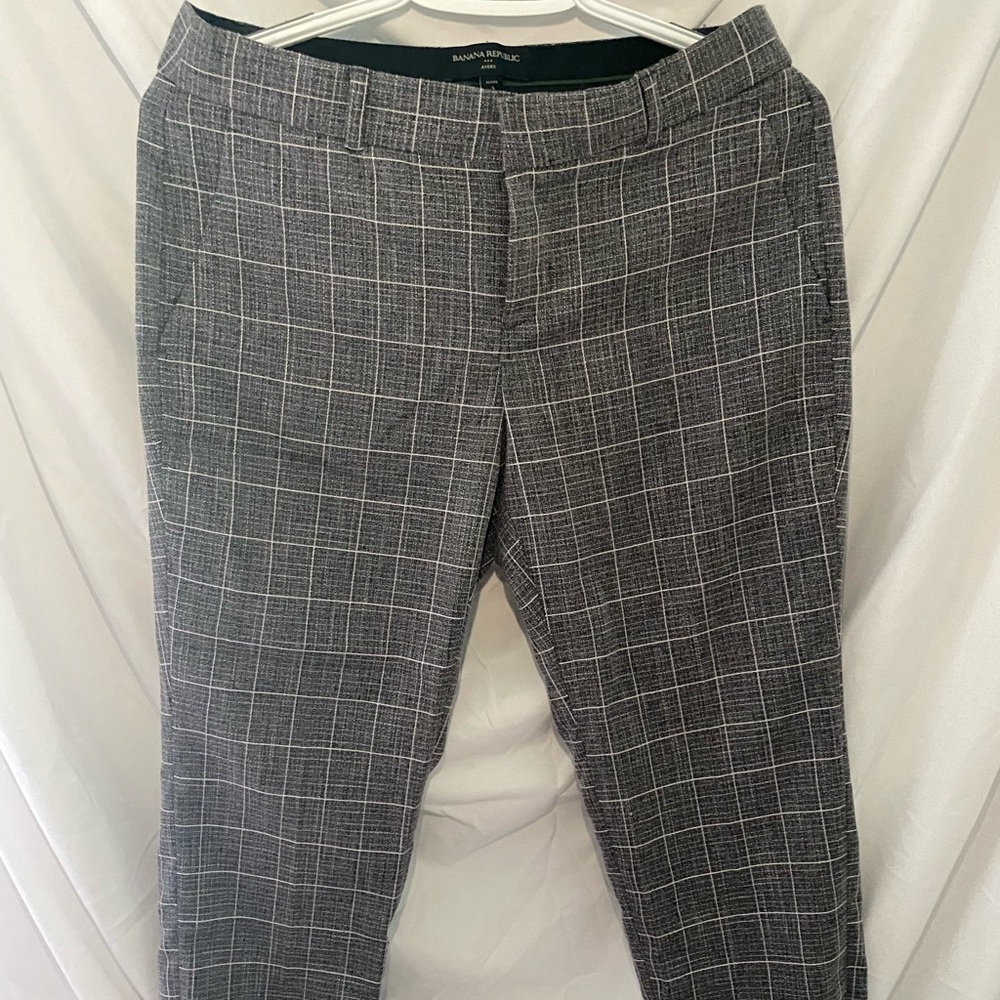 Banana Republic Patterned Work Pants